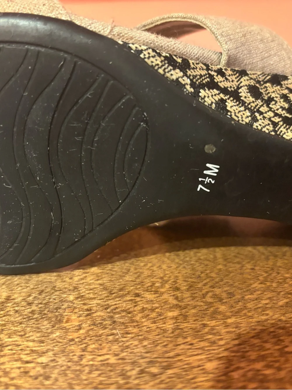 IMPO slide wedge sandals